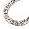 Tarnish Resistant 201 Stainless Steel Mariner Link Chain Bracelets BJEW-B078-53P-2