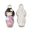 Alloy Enamel Pendants X-FIND-C037-17P-2