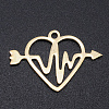 201 Stainless Steel Pendants STAS-T054-JN771-2-1