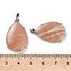Natural Sunstone Pendants G-U002-01P-E-3