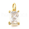 925 Sterling Silver Pave Clear Cubic Zirconia Charms STER-V001-02G-04-1