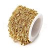 Brass Cubic Zirconia Cable Chains CHC-H112-02G-03-2