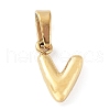 316L Surgical Stainless Steel Charms STAS-G315-01G-V-1