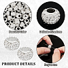   100Pcs Polymer Clay Rhinestone European Beads RB-PH0001-54A-3