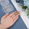 Beebeecraft 100Pcs 316 Surgical Stainless Steel Wine Glass Charms Rings STAS-BBC0005-97A-3
