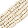 Synthetic Magnesite Beads Strands G-R016-A01-6mm-2