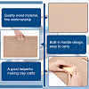 Portable Clay Wedging Board with Built-in Handle AJEW-WH0326-64-4
