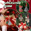 SUNNYCLUE 48Pcs 6 Styles Christmas Acrylic Big Pendants FIND-SC0011-43-5