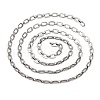304 Stainless Steel Rectangle Link Chains CHS-S012-26P-A-2