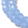 Imitation Jade Glass Beads Strands EGLA-A035-J8mm-L03-3