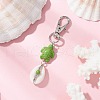 Natural Cowrie Shell Pendant Decorations HJEW-JM03316-01-1