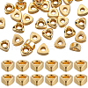 SUNNYCLUE 50Pcs Rack Plating Brass Beads KK-SC0005-14-1