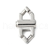 316 Surgical Stainless Steel Bayonet Clasps STAS-H234-08P-1