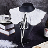 Detachable Polyester Lady's Embroidered False Collars AJEW-WH0348-51-4