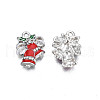 Rack Plating Alloy Enamel Pendants X-ENAM-N055-143P-3