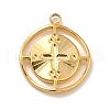 Ion Plating(IP) 304 Stainless Steel Pendants STAS-A066-06G-3