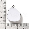 Opaque Resin Pendants RESI-K020-04H-3