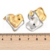 304 Stainless Steel Stud Earrings EJEW-U045-04A-GP-5