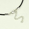 Waxed Cotton Cord Necklace Making X-NJEW-A279-2.0mm-01-2