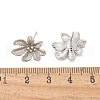 Brass Stud Earrings EJEW-Q015-06P-3