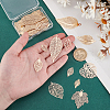   44Pcs 11 Style Brass Big Pendants KKC-PH0001-03-3