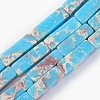 Synthetic Imperial Jasper Bead Strands G-E508-02E-1