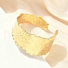Brass Cuff Bangles for Women BJEW-A038-01C-G-3