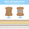 Craftdady 4 Yards 2 Colors Brass Rhinestone Strass Chains CHC-CD0001-04-9