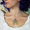 Transparent Resin Crystal AB Rhinestone Pendants Set RESI-TAC0002-46A-8