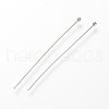 Tarnish Resistant 304 Stainless Steel Ball Head pins X-STAS-S066-70x0.5mm-2