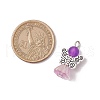 Transparent Glass Pendants PALLOY-JF03579-2