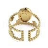 Oval Natural Lapis Lazuli Finger Rings RJEW-N046-05E-G-2