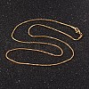 304 Stainless Steel Snake Chain Necklaces NJEW-O096-A-23G-2