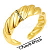 304 Stainless Steel Fashion Cuff Ring CY1392-2-2