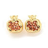 Brass Micro Pave Cubic Zirconia Pendants KK-K369-01G-06-1