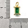925 Sterling Silver Pave Clear Cubic Zirconia Charms STER-V001-02G-05-3
