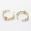 Brass Cuff Finger Ring Settings KK-F721-180C-RS-2
