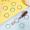 Unicraftale 20Pcs Ion Plating(IP) 304 Stainless Steel Split Key Rings FIND-UN0003-53-2
