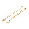 Brass Chain Extender KK-T074-61G-02-2