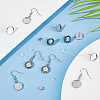 SUNNYCLUE 50Pcs 304 Stainless Steel Earring Hooks & 50Pcs Stud Earring Findings STAS-SC0008-68-4