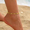 Brass Multi-layered Fashionable Anklets for Women RX8462-3