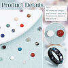   40Pcs 20 Styles Natural Mixed Gemstone Cabochons G-PH0002-55-4