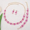 Alloy Rhinestone Jewelry Sets FS-WG043C9-01-3
