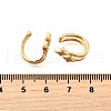 Brass Micro Pave Clear Cubic Zirconia Cuff Earrings EJEW-F370-04G-6