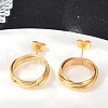304 Stainless Steel Stud Earrings EJEW-Z089-02G-3