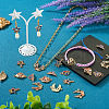  20Pcs 4 Styles Alloy Colorful Rhinestone Connector Charms FIND-TA0003-33-13