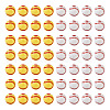 Biyun 200Pcs 2 Colors Opaque Acrylic Round Beads SACR-BY0001-02-2