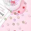 60Pcs 10 Colors Transparent Glass Beads GLAA-YW0003-83-2