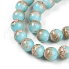 Baking Painted Glass Beads Strands DGLA-N008-10mm-05-4