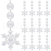 SOFPLATE 30Pcs Acrylic Pendants TACR-SP0001-01-1